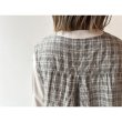 画像5: *sale 50%off* prit 40/1 リネントラッドチェック ロングジレ (5)