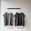 画像15: *sale 50%off* prit 40/1 リネントラッドチェック ２wayベスト (15)