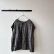 画像12: *sale 50%off* prit 40/1 リネントラッドチェック ２wayベスト (12)