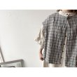 画像2: *sale 50%off* prit 40/1 リネントラッドチェック ２wayベスト (2)