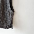 画像14: *sale 50%off* prit 40/1 リネントラッドチェック ２wayベスト (14)