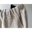 画像11: Luminaes heavy-linen frax dyed ブーツカットPT (11)