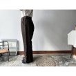 画像11: Luminaes heavy-linen frax dyed ブーツカットPT (11)
