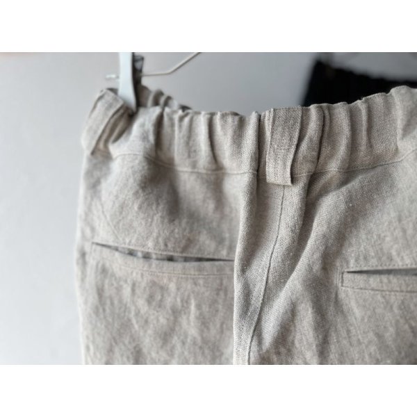 画像7: Luminaes heavy-linen frax dyed ブーツカットPT (7)