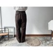 画像10: Luminaes heavy-linen frax dyed ブーツカットPT (10)
