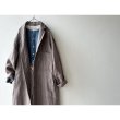 画像7: Luminaes heavy-linen frax dyed アトリエコート [unisex] (7)