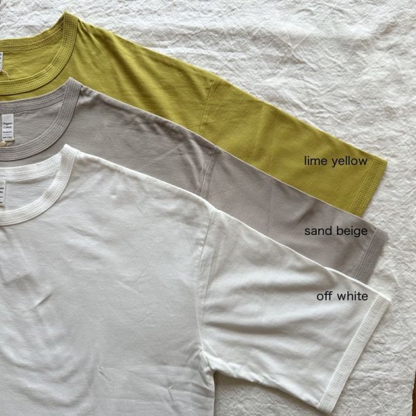 画像4: harmonie-Organic Cotton- 天竺 6ステッチ ドロップショルダー ハーフスリーブT 【クリックポスト発送可】 (4)