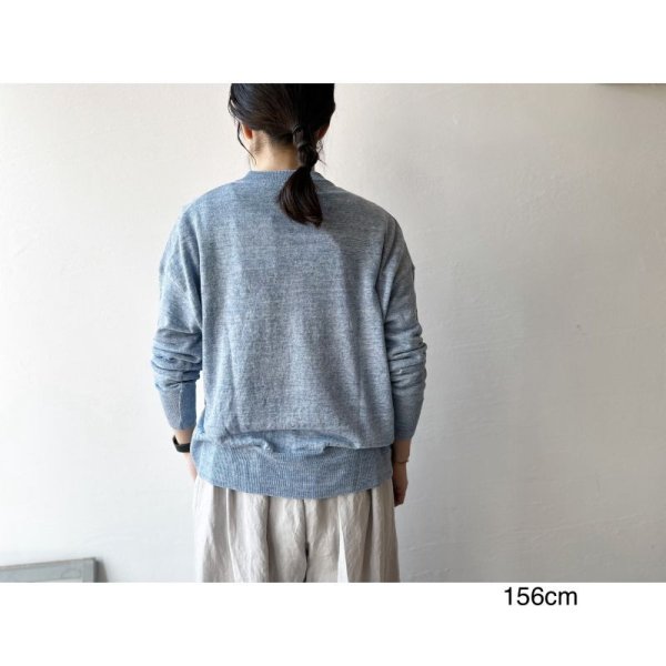 画像4: NARU TOSCO リネンニットカーディガン【クリックポスト(185円)発送可能】 (4)