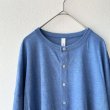画像3: prit  40/1ベルギーリネン天竺 クルーネックカーディガン (3)