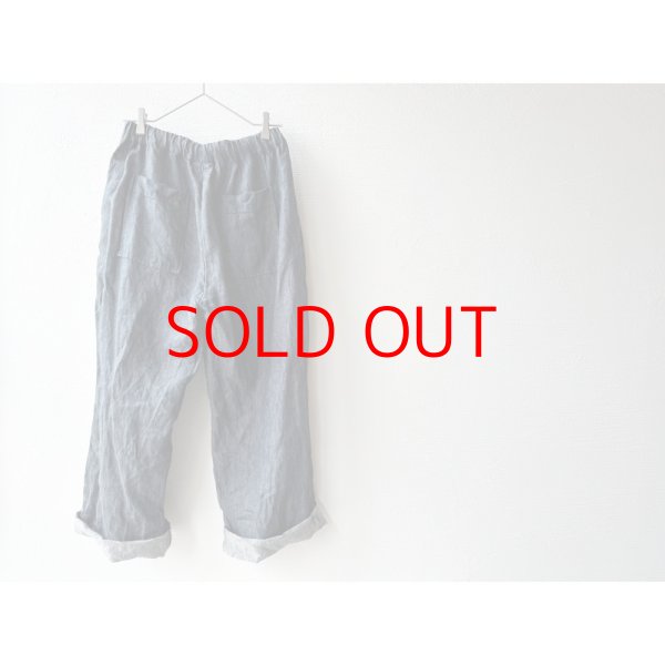 画像4: Luminaes リネンデニム ゆったりストレートPT (4)