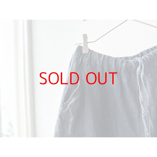 画像2: Luminaes リネンデニム ゆったりストレートPT (2)