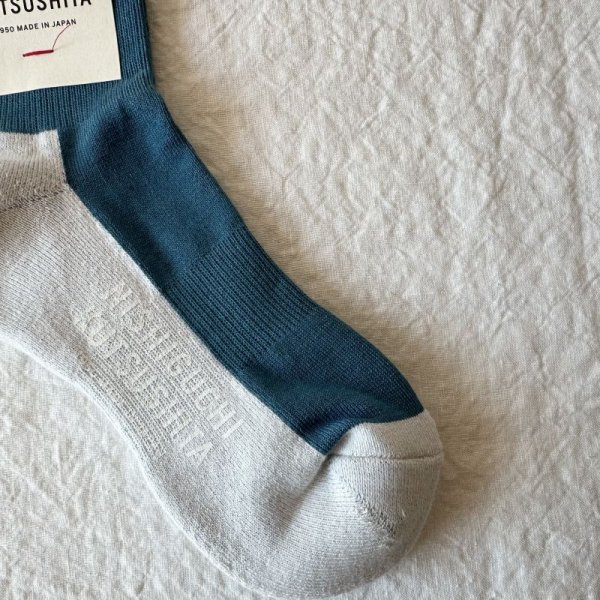 画像4: NISHIGUCHI KUTSUSHITA コットンカシミヤウォークソックス  S(23~25cm)  【3足までクリックポスト可】 (4)