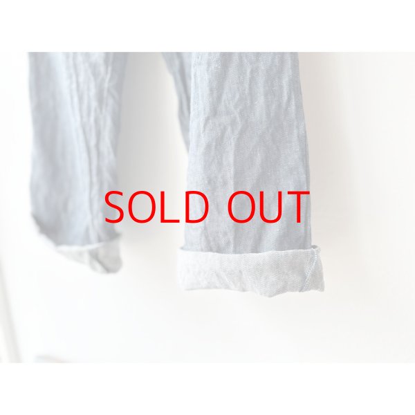 画像3: Luminaes リネンデニム ゆったりストレートPT (3)