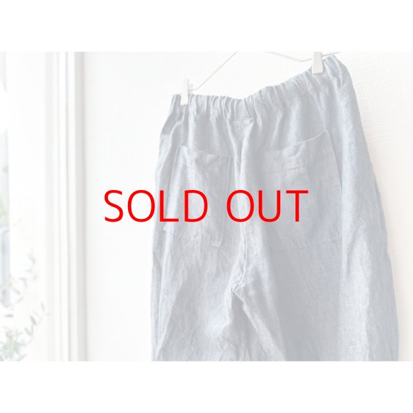 画像5: Luminaes リネンデニム ゆったりストレートPT (5)