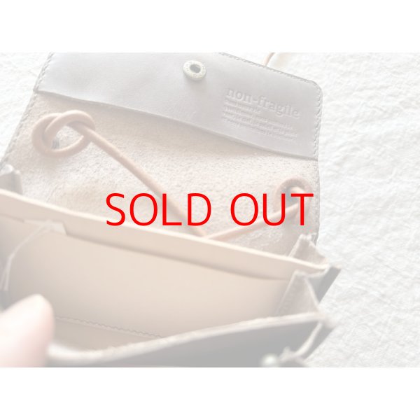 画像7: non-fragile 本革 二つ折りお財布ポシェット  (7)