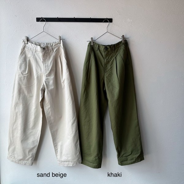 画像7: NATURALLAUNDRY コットンリネンカルゼ ビッグチノPT (7)