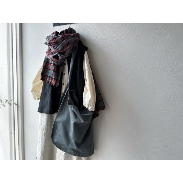 画像2: *sale50%off* prit コットンリネンカツラギ ワンハンドルトート (2)