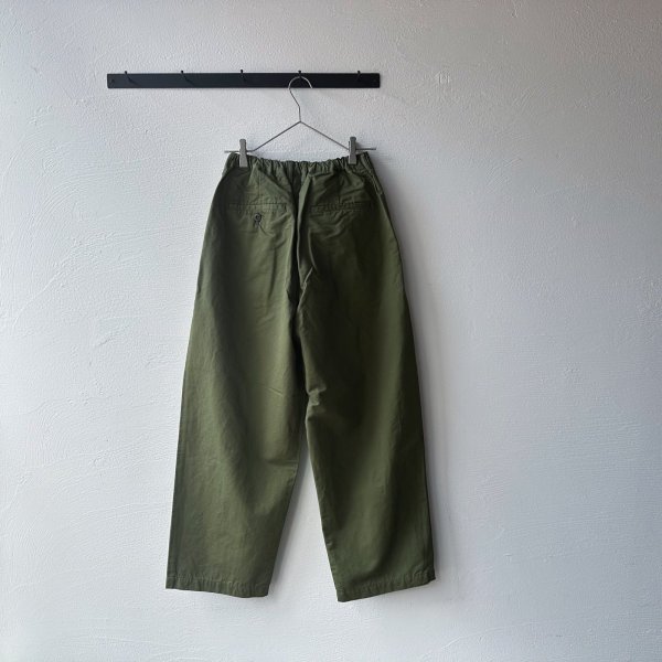 画像11: NATURALLAUNDRY コットンリネンカルゼ ビッグチノPT (11)