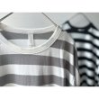 画像7: prit 40/2インド超長綿天竺ボーダー クルーネックビッグTシャツ (7)
