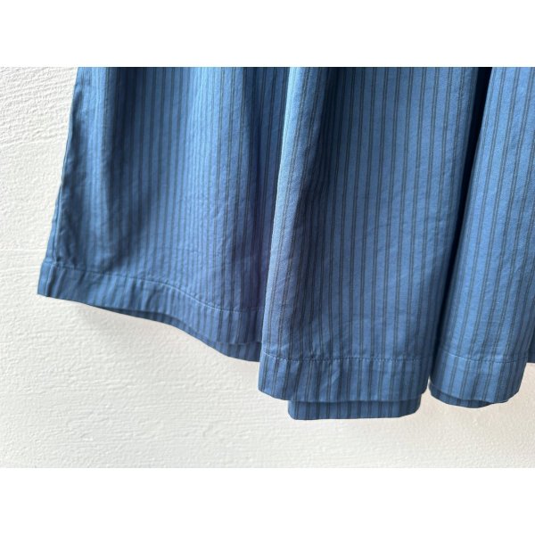 画像14: prit サテンダブルストライプ タックスカート【レターパックプラス（600円）発送可能】 (14)