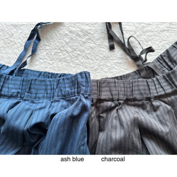 画像15: prit サテンダブルストライプ タックスカート【レターパックプラス（600円）発送可能】 (15)