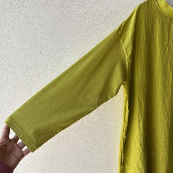 画像4: *sale70%off* grin 40/2天竺×布帛TシャツOP 【レターパックプラス(600円)発送可能】 (4)