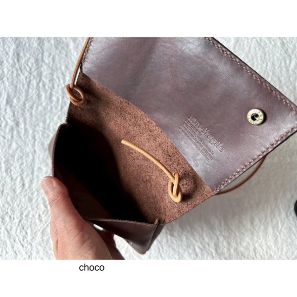 画像15: ＊即納＊ non-fragile　本革ハンバーガーポシェット （本体） (15)