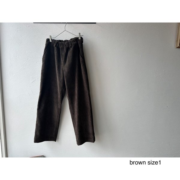画像6: Luminaes 太畝コーデュロイ トラウザーPT (6)