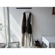 画像10: Luminaes ベルギーリネン高密度ウェザー ストリングロングベスト (10)