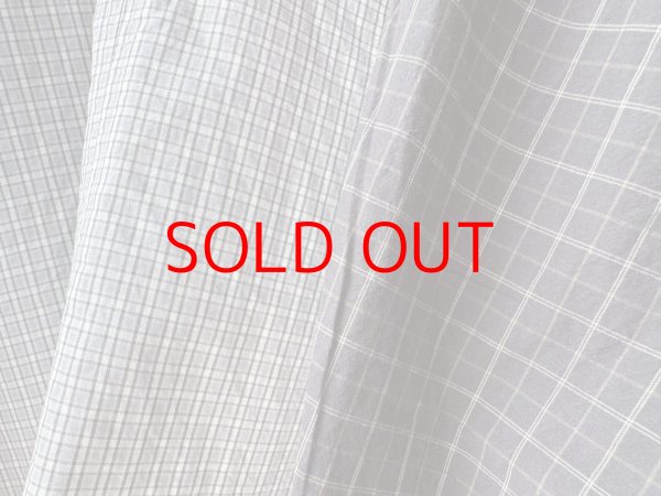 画像6: nouvelles du paradis ミニチェックドライワッシャー チョーカーネックブラウス【クリックポスト（185円）発送可能】 (6)