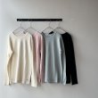 画像6: *sale30%off* NATURAL LAUNDRY フェザーニットWガーゼ クルーPO (6)