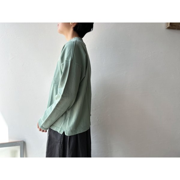 画像9: *sale30%off* NATURAL LAUNDRY ミニ裏毛 モックネックPO【レターパックプラス（600円）発送可能】 (9)