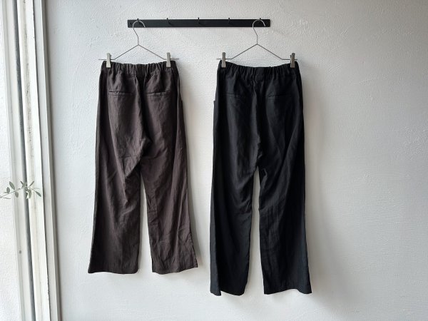 画像11: Luminaes コルトレイクリネン ブーツカットPT  (11)