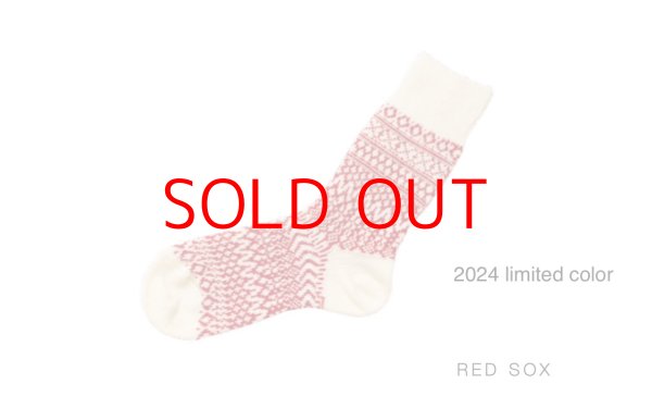 画像7: NISHIGUCHI KUTSUSHITA ウールジャガードソックスS(23~25cm)  (7)