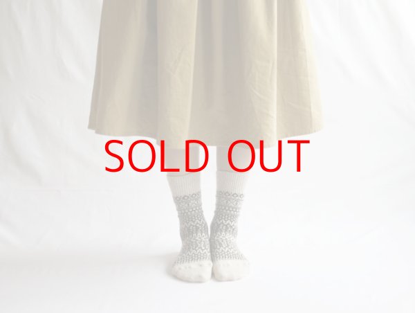 画像4: NISHIGUCHI KUTSUSHITA ウールジャガードソックスS(23~25cm)  (4)