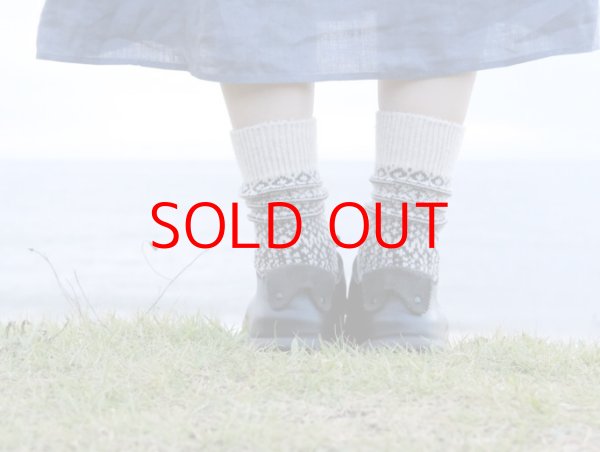 画像3: NISHIGUCHI KUTSUSHITA ウールジャガードソックスS(23~25cm)  (3)