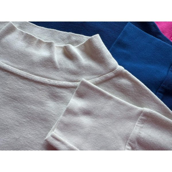 画像6: grin ミニ畦ワッフル モックプルオーバー (6)