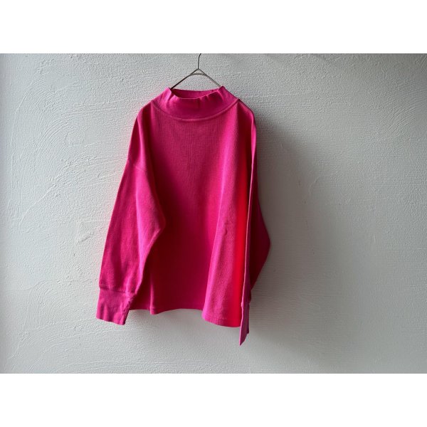 画像7: grin ミニ畦ワッフル モックプルオーバー (7)