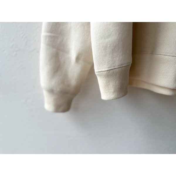 画像4: nouvelles du paradis ふんわり裏毛 ロゴスウェット(OLIVIER) (4)