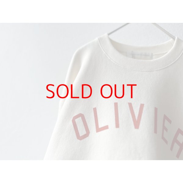 画像1: *sale30%off*nouvelles du paradis ふんわり裏毛　ロゴスウェット(OLIVIER) (1)