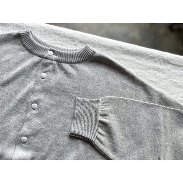 画像3: NARU 綿コーマ14G天竺 2wayニットカーディガン【レターパックプラス(600円)発送可能】 (3)