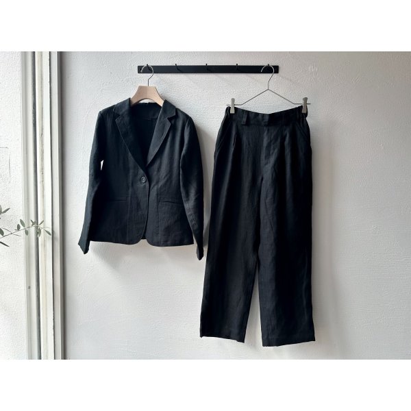 画像12: Luminaes リネンツイル スラックス (12)