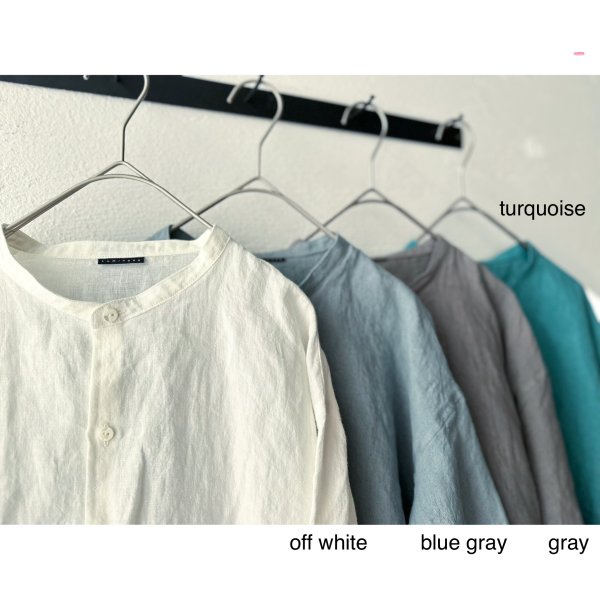 画像18: Luminaes 1/60手染めリネン ロングシャツ 【unisex】 (18)