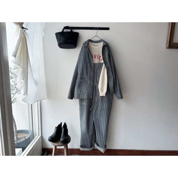 画像7: nouvelles du paradis ふんわり裏毛 ロゴスウェット(OLIVIER) (7)