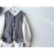画像8: Luminaes ベルギーリネン高密度ウェザー スーツベスト  (8)