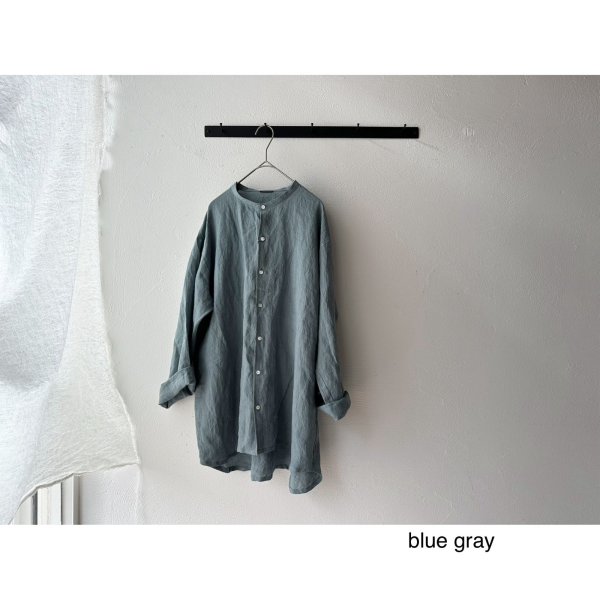 画像12: Luminaes 1/60手染めリネン ロングシャツ 【unisex】 (12)