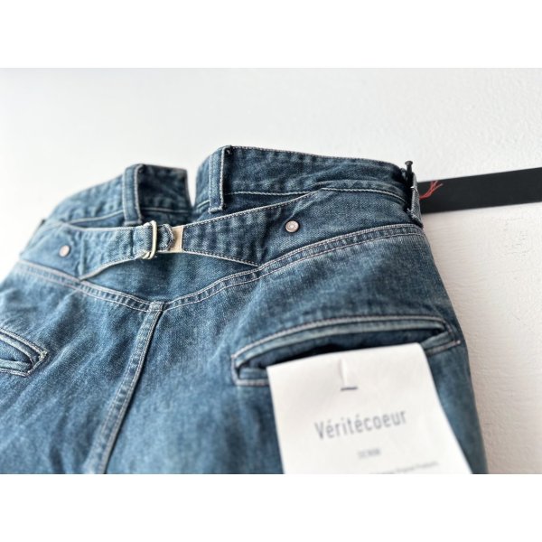 画像13: Véritécoeur 玉縁PKTストレートデニム (13)