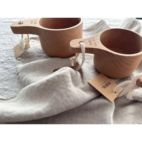 画像4: mana. 天然木の計量スプーン 3サイズ (4)