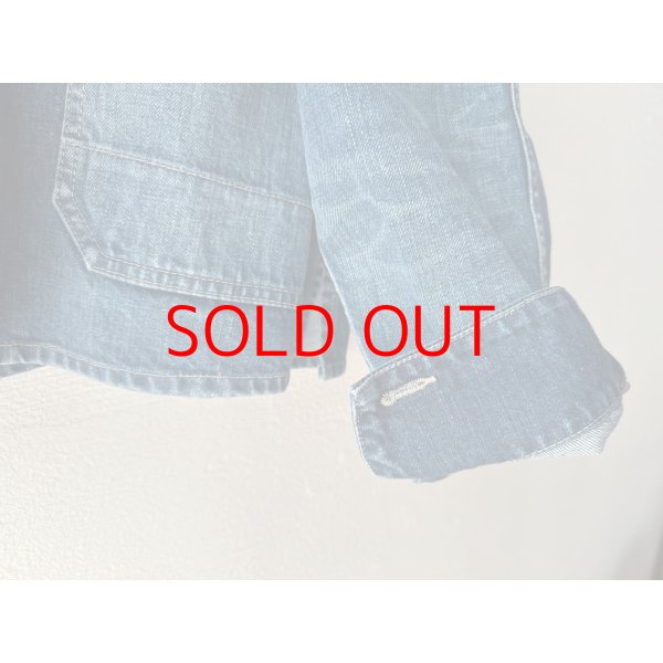 画像4: Véritécoeur ノーカラーデニムカバーオール (4)