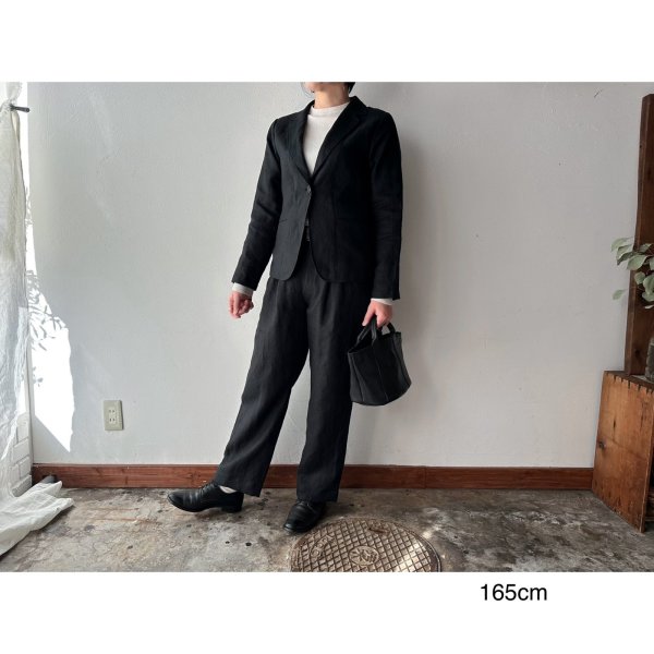 画像3: Luminaes リネンツイル テーラージャケット (3)